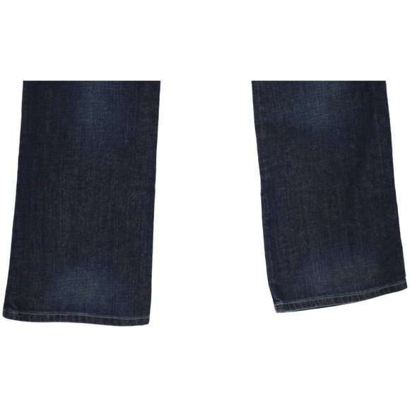 GUESS JEANS DOHENY Size 29 Bootcut Dark Wash Denim Flap Button Back Pockets - Picture 5 of 5